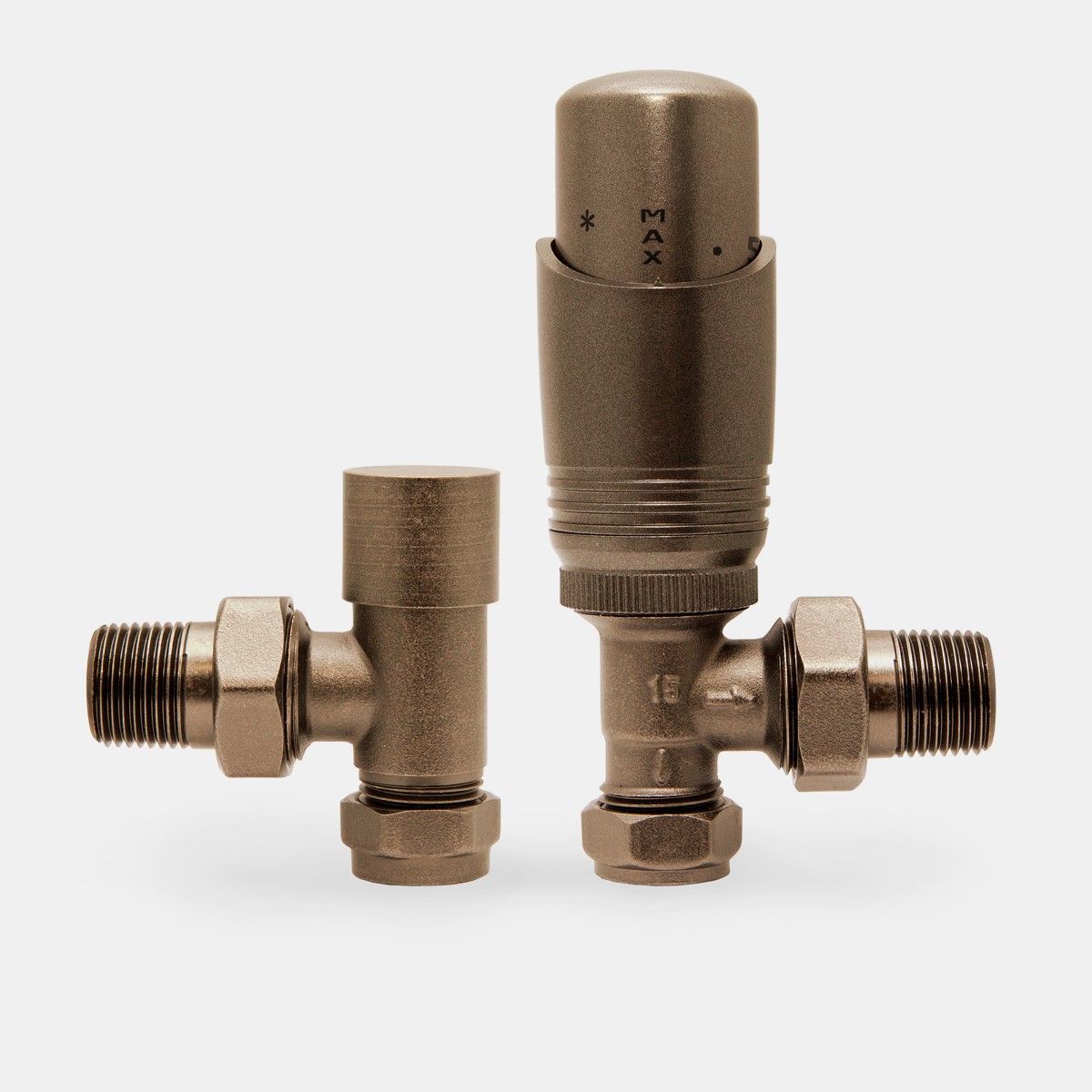 Niva Angled TRV - Natural Brass